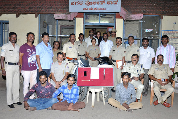 ಮೂವರು ಸುಲಿಗೆಕೋರರ ಬಂಧನ